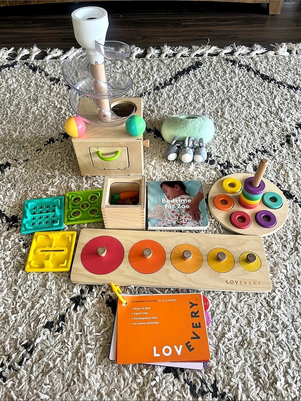 Lovevery The Babbler Play Kit Learning Toy Set 13 14 15 months